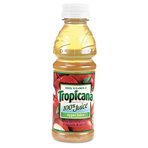 Tropicana 57178 100% Juice, Apple, 10oz Bottle, 24Carton