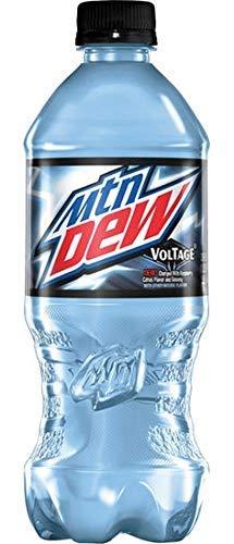 Mountain Dew Voltage, 20oz Bottle (Pack of 16, Total of 320 FL OZ) mountain dew voltage 20 Fl Oz (Pack of 16)