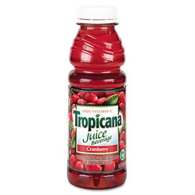 Brand New Tropicana Juice Beverage Cranberry 15.2Oz Bottle 12Carton