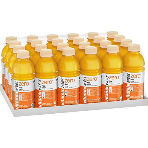 vitaminwater zero rise, electrolyte enhanced water w vitamins, orange drinks, 20 fl oz, 24 Pack