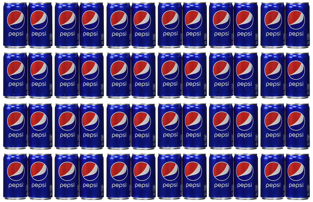 Pepsi Cola Soda 7.5oz Mini Cans 3/8 Packs (24 Cans) Cola 7.5 Fl Oz (Pack of 24)