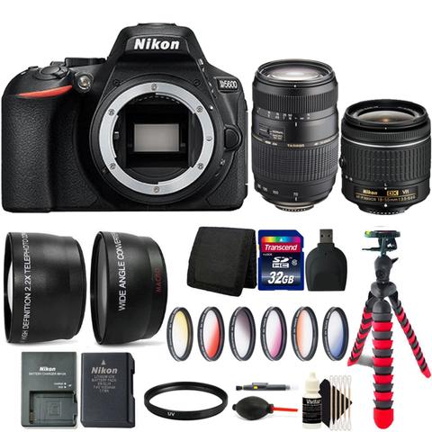 Nikon D5600 DSLR Camera with 18-55mm Lens, 70-300mm Lens and Accessory