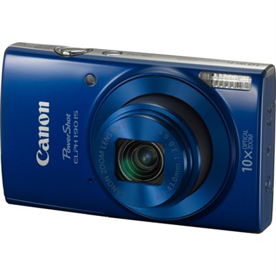 CANON PowerShot Elph 190 IS 20.0 Megapixel, 10x Optical Zoom, 2.7 In. LCD, HD Video Digital Camera - Blue