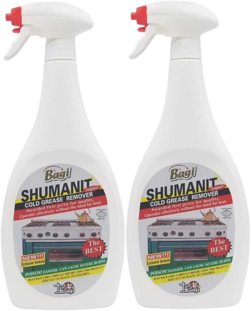 SHUMANIT Shumanit Bagi Cold Grease Remover -Kosher For Passover 26.4 Fl Oz In Sanisco Packaging (2 Pack)