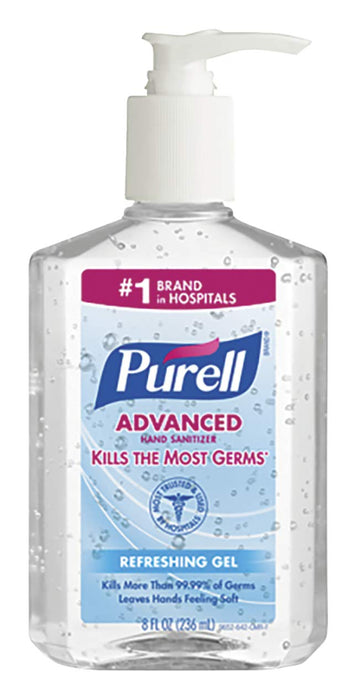 Purell Gojo Instant Hand Sanitizer, 8-Oz. Pump Bottle