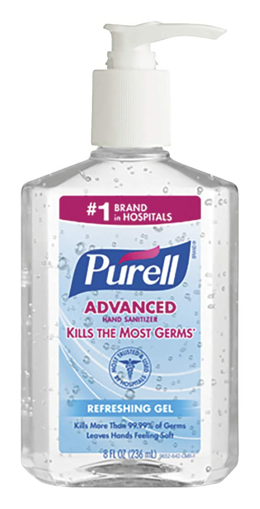 Purell Gojo Instant Hand Sanitizer, 8-Oz. Pump Bottle