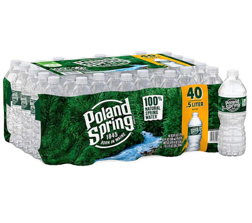Poland Spring Bottled Water, 40 Count