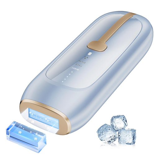 Laser Hair Removal Women Permanent,LUBEX Hair Removal Device with Sapphire Ice Cooling System for Women Men,Nearly Painless,Flat-Head Outlet for Whole Body at Home Use
