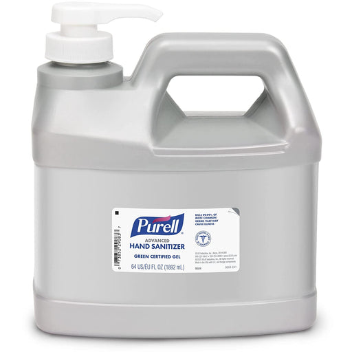 PURELL's Advanced Instant Hand Sanitizer Refreshing Gel - Refill Bottle With Pump - 64 oz (Pack of 1)