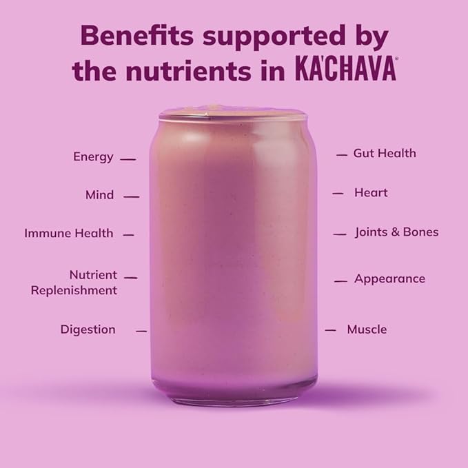 Ka’Chava All-In-One Nutrition Shake Blend, Coconut Acai, Superfoods, 26g Vitamins and Minerals, 25g Plant-Based Protein