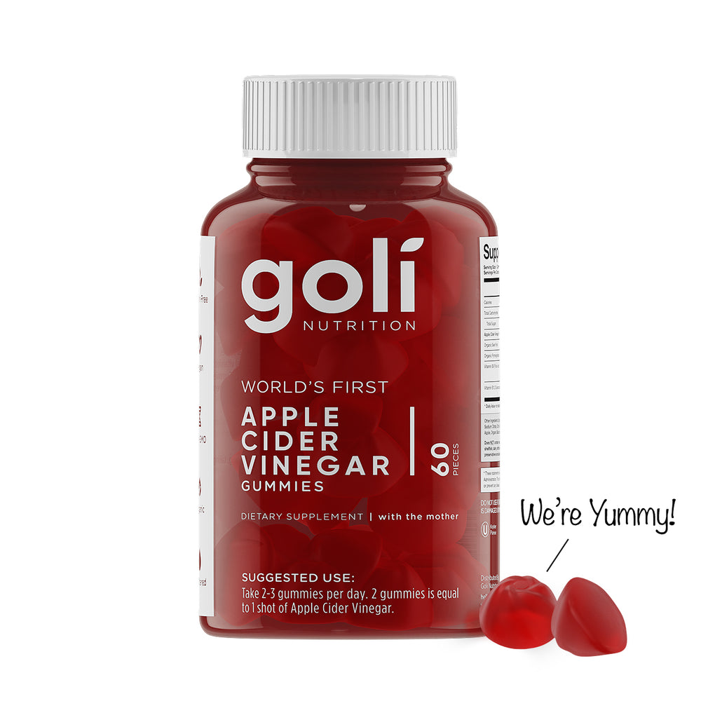 Goli Nutrition Apple Cider Vinegar Gummies, 60 ct (9 PACK)