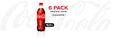 Coca-Cola Classic, Bottles (6 count; 0.5 liter each)