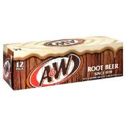 A&W ROOT BEER SODA 12 OZ CANS 12 PACK