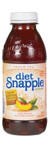 Snapple Diet Peach Tea, 20-Ounce Bottles (Pack of 24)