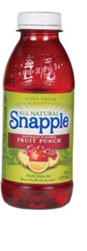 Snapple Juice Drink, Fruit Punch, 20 Fl Oz (Pack of 24)