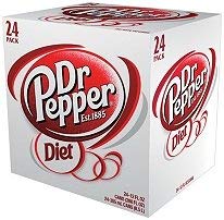 Diet Dr. Pepper Soda, 12 Ounce - PACK OF 2