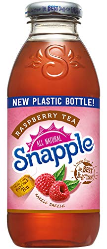 Snapple - 16 oz (9 Plastic Bottles) (Raspberry Tea, 9 Bottles)