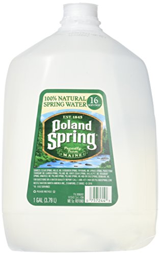 Poland Springs, 100% Natural Spring Water, 1 Gallon