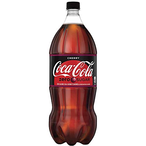 Coca-Cola Zero Cherry Soda, 2-Liter Bottle (Pack of 6)