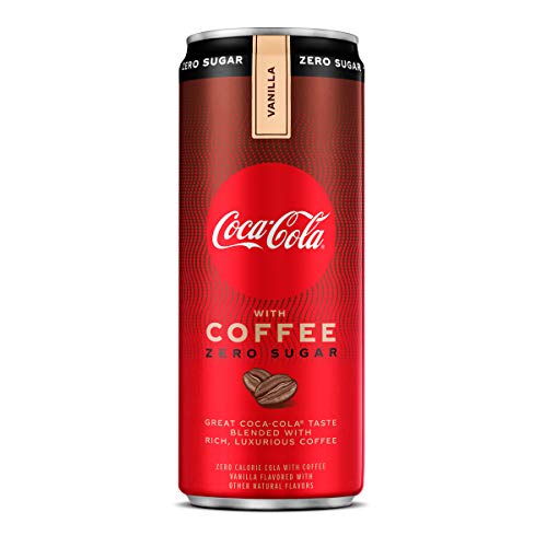 Coke with Coffee Vanilla Zero Sugar, 12 Fl Oz