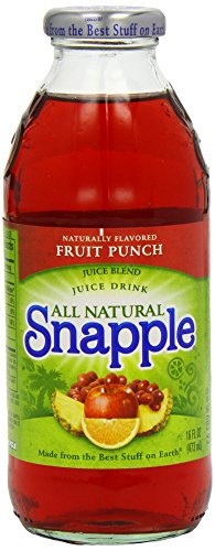 Snapple Fruit Punch, 16 Ounce (12 Bottles)