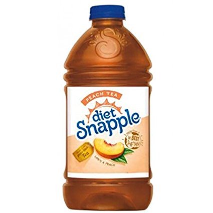 SNAPPLE DIET DRINK PEACH TEA 64 OZ ( ONE BOTTLE )