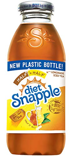 Diet Snapple Half 'n Half, 16 fl oz (24 Plastic Bottles)