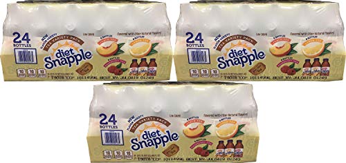 Snapple Diet Iced Tea Variety Pack, 480 Fl. Oz Pack of 3