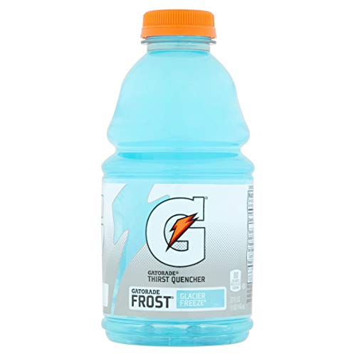 Gatorade Glacier Freeze, 32 Fl Oz Bottles (Pack of 6, Total of 192 Oz)