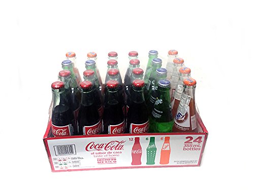 Coca Cola, Sprite, Fanta 12oz Glass Bottle (Pack of 24) Hecho En Mexico!