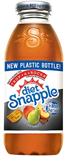 Diet Snapple Trop-A-Rocka Tea, 16 fl oz (12 Plastic Bottles)