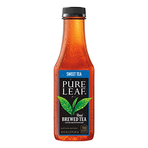 Pure Leaf Iced Tea Bottles Sweet, 18.5 Fl Oz (Pack of 12)