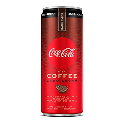 Coke with Coffee Dark Blend Zero Sugar, 12 Fl Oz