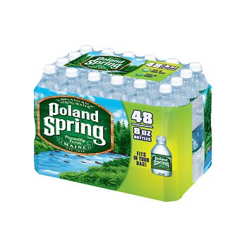 Poland Spring 100% Natural Spring Water (8 oz. bottles, 48 ct.) 8 Ounce (Pack of 48)