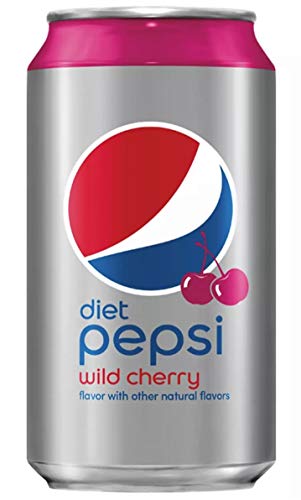 Diet Pepsi Wild Cherry, 12 Fl Oz Cans (Pack of 18, Total of 216 Fl Oz)