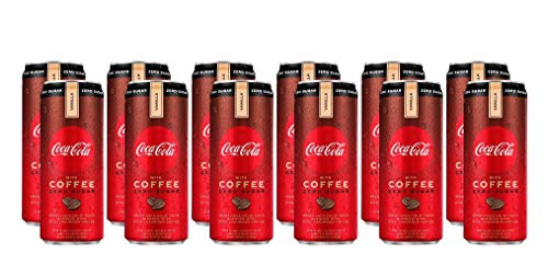 Coca-Cola with Coffee - Vanilla ZERO Sugar | 12 fl oz. Slim Cans, 69 mg of caffeine | Pack of 12