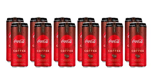 Coca-Cola with Coffee - Dark Blend ZERO Sugar | 12 oz. Slim Cans, 69 mg of caffeine | Pack of 12