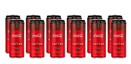 Coca-Cola with Coffee - Dark Blend ZERO Sugar | 12 oz. Slim Cans, 69 mg of caffeine | Pack of 12