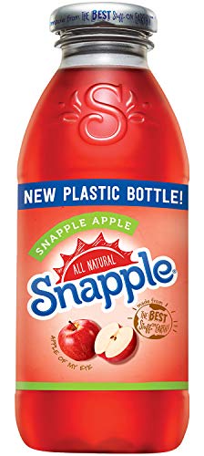 Snapple - 16 oz (9 Plastic Bottles) (Snapple Apple, 9 Bottles)