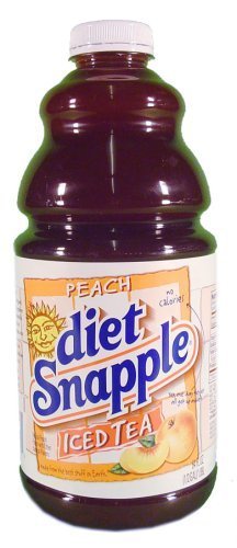 Snapple Diet Peach Tea, 64 oz (8 Bottles) 64 Fl Oz (Pack of 8)