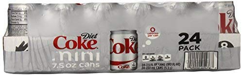 Diet Coke, 24 ct, 7.5 FL OZ Mini-can by Diet Coke