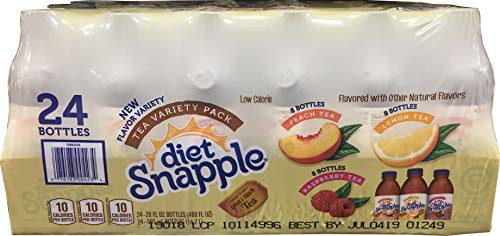 Snapple Diet Iced Tea Variety Pack, 480 Fl. Oz