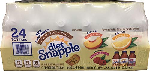 Snapple Diet Iced Tea Variety Pack, 480 Fl. Oz Pack of 10