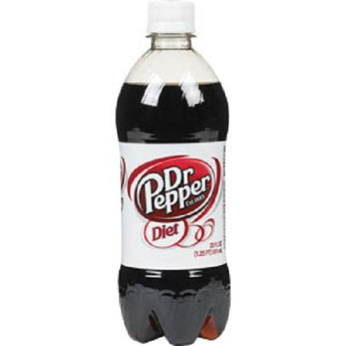Dr. Pepper Diet Soda, 20 Fl Oz (Pack of 24) Diet 20 Fl Oz (Pack of 24)