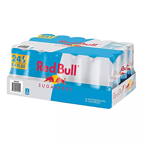 Red Bull Sugar Free, 8.4-Ounce Cans (Pack of 24)