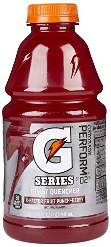 Gatorade X-Factor Fruit Punch Berry - 32 oz - 12 pk