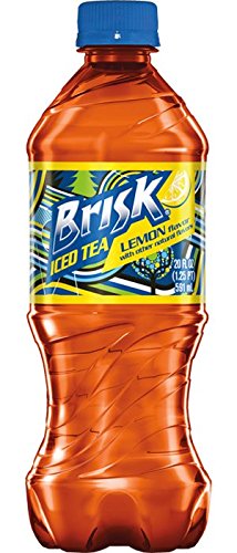 Brisk Lemon Tea, 20 Oz (Pack of 24)