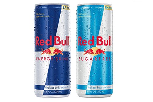 Red Bull Regular and Sugar Free Energy Drink Variety Pack, 8.4 oz Cans (Pack of 36)