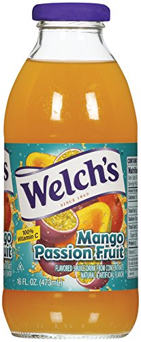 Welch's Juice Drink, Mango/Passion Fruit, 16 Ounce (Pack of 12)