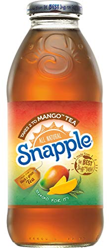 Snapple - Takes 2 to Mango Tea - 16 fl oz (24 Plastic Bottles)